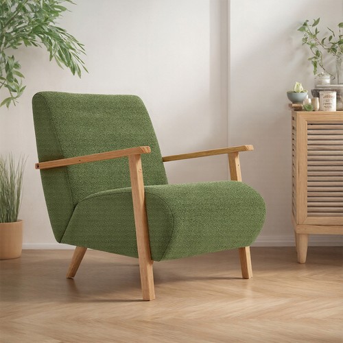 Mid century chenille accent - mid-century,