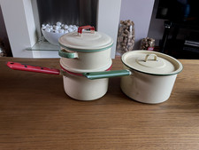 Vintage enamelware double - enamelware,