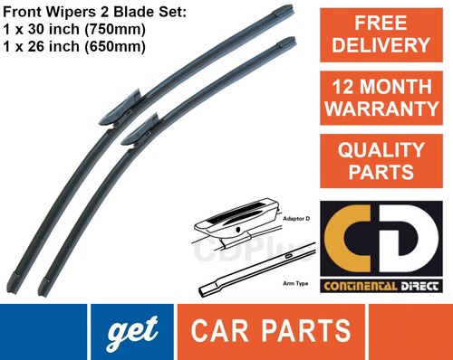 Front wiper blades - (30", +