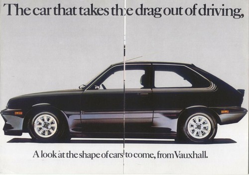 Vauxhall chevette 2300hs - vauxhall, black