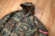 GENUINE Men's ALPHA INDUSTRIES CAMO Parka Jacket size M