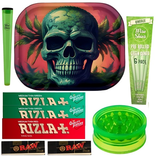 Mystic city rolling - tray, skull