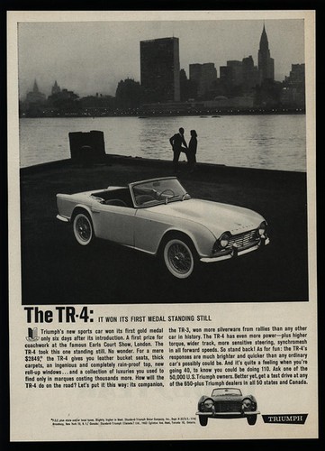 1962 triumph convertible - triumph, tr-4