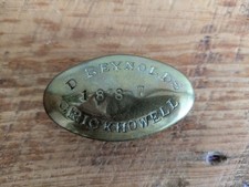 Antique Brass Miners Snuff Box