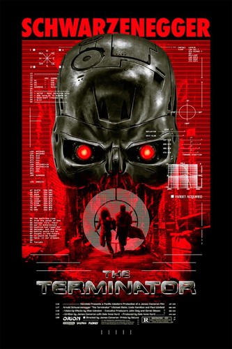Sideshow the terminator poster - terminator,