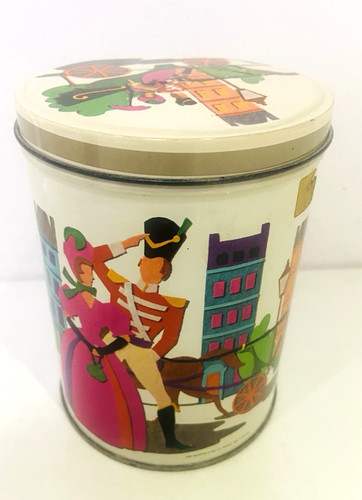Vintage quality street tin - vintage,