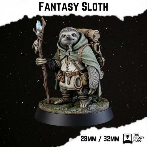 Fantasy sloth tabletop ttrpg - fantasy,