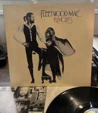 FLEETWOOD MAC - RUMOURS - US 1ST PRESS LP (1977) TEXTURED SLEEVE W/INSERT EX/EX