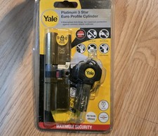 Yale Door Lock Cylinder Anti Bump High Quality Euro Profile UPVC 3 Keys