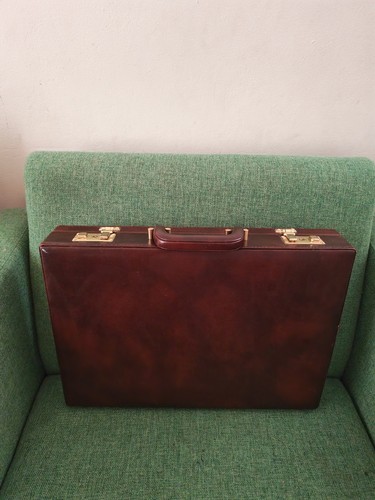 Brown leather mens - brown,