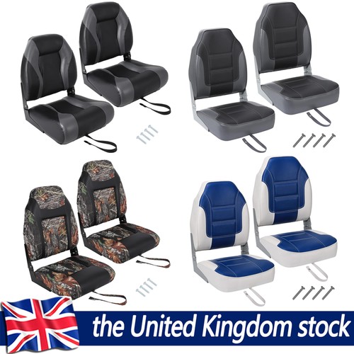 Pair boat seats high back - pair,