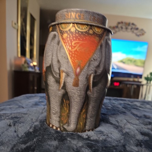 Williamson tea tin caddy - tea, grey