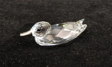 Swarovski Crystal Duck Small Metal Beak Boxed Retired Block Logo Collectable