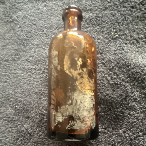 Small vintage amber glass - vintage,