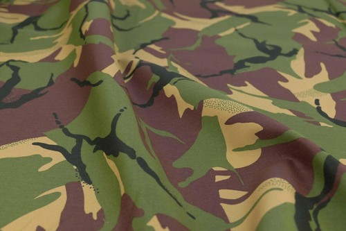 Camo cotton drill - camo,