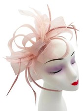 Fascinator New Women's Small Headband Clip Hat Weddings Ladies Races Royal Ascot