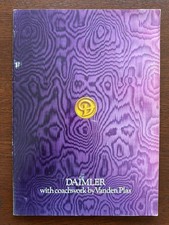 Brochure Jaguar Daimler with coachwork by Vanden Plas MY 1978