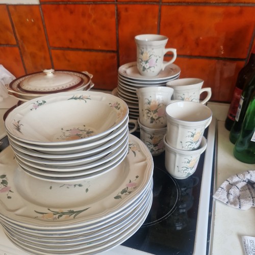 Crown dynasty floral tea set - dynasty,