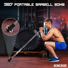 Barbell Bomb Landmine Portable Non Slip Leg Press Rotation RDL Lumberjack Squats