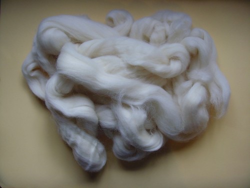 Cheviot natural wool - natural, rovings