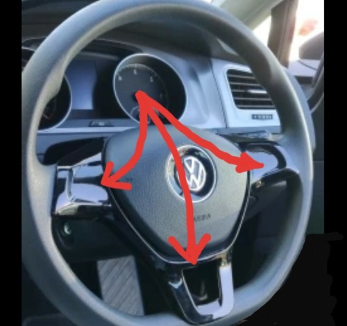 Gloss black steering wheel - gloss,