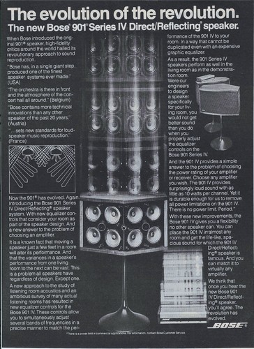 1978 bose 901 series - 901, iv
