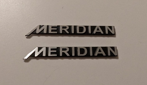 Meridian metal badge - 2x,