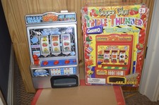 SUPER SLOT TRIPLE THUNDER Battery Operated Casino Slot Machine Repairs GOOD COND