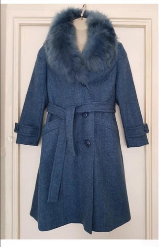 Vintage 1970 marl blue wool - vintage,