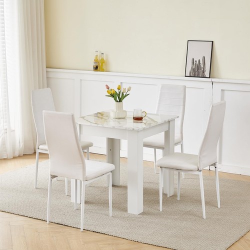 Wooden dining table set - dining,