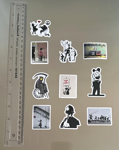 Banksy art graffiti stickers - banksy,