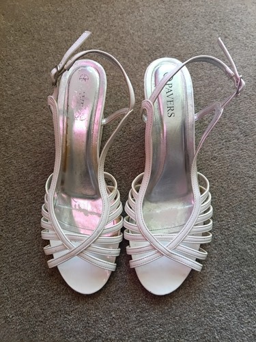 Shiny white strappy - shiny,