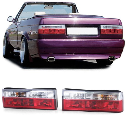 Pair red clear taillights - of,