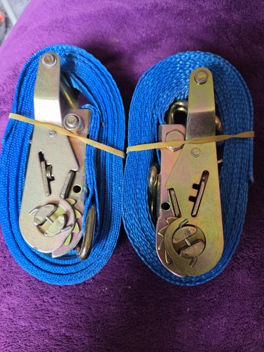 Blue ratchet strap tie down - blue,