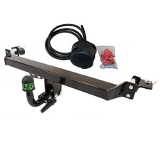 Horizontal Detachable Towbar+7Pin Universal Wiring For Audi Q7 07/15> Q8 08/18>