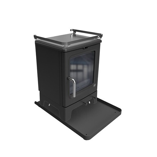 Wood burning stove - stove, log