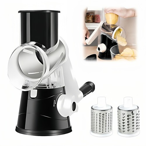 Manual rotary cheese grater - rotary,