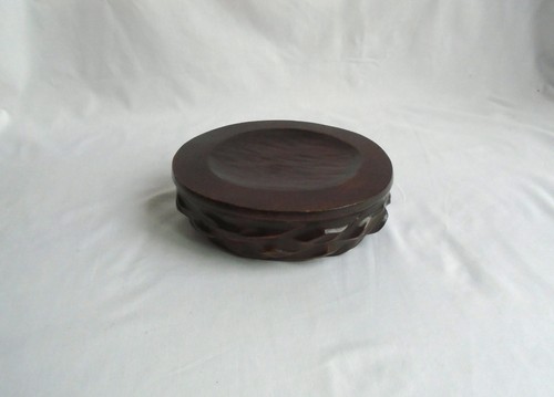 Vintage wooden stand - dark, wood