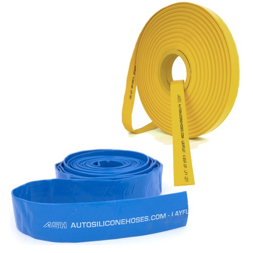 Blue yellow layflat - yellow, pipes