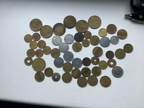 Mixed vintage tokens job lot - vintage,