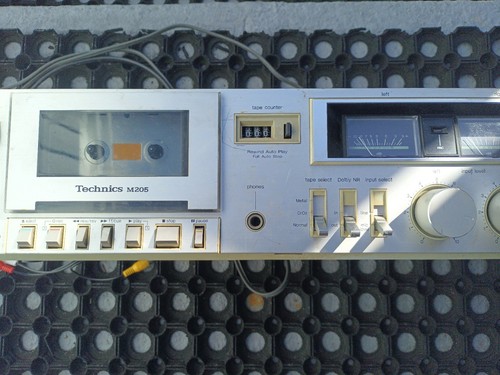 Vintage technics m205 - technics, rs-m205