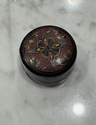Lacquer trinket box - trinket,