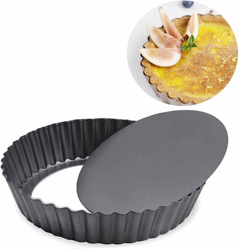 Inch quiche pan round fluted - 8,