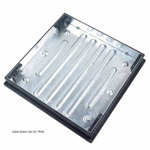 Block paving recessed manhole - recessed,