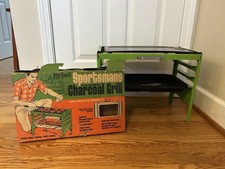 Vtg BernzOmatic Sportsman Foldaway Charcoal Grill NEW In Box Free Shipping