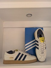 Adidas Gazelle Vintage Dentist Chair Gazza Size 8 UK White Blue Yellow