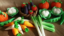 3D Edible sugar vegetables