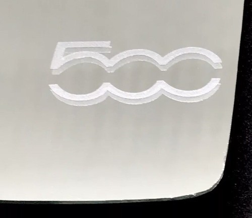 Fiat 500 wing mirror - wing, logo