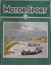 Motor Sport magazine June 1963