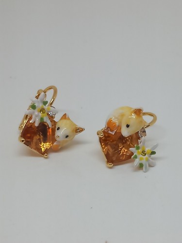 Les nereides fox drop - les, earrings